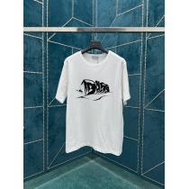 ブランド 激安23SS/大人気2026コレクション爽やかな色合い半袖TシャツDIOR
