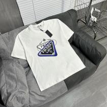 韓国ファッション夏らしい品格が漂う半袖Tシャツコピー 通販PRADA