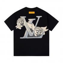 最新で完売確実今年風LOUIS VUITTONブランド フェイク半袖Tシャツ