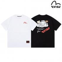 EVISUスーパー コピー 品最新とても可愛い愛用者が続出中半袖Tシャツ