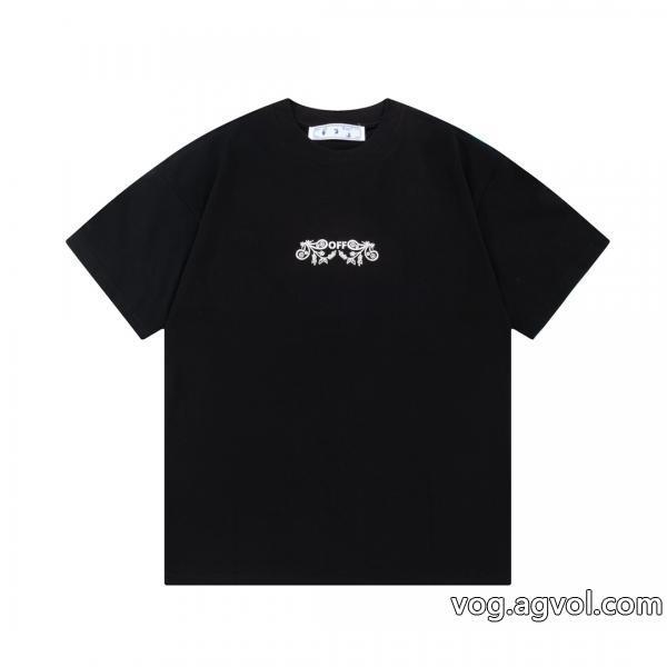 Off-Whiteブランド 通販 激安即完売春先や夏にぴったりの新作半袖Tシャツ