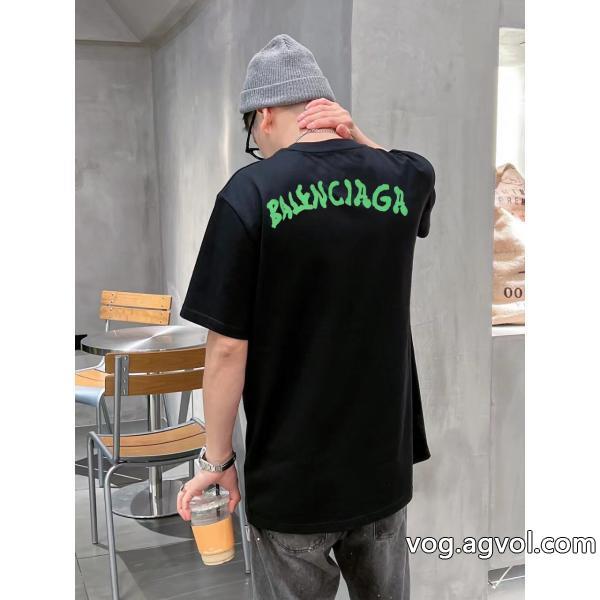 SS23限定版最終セールbalenciagaブランド コピー 着払い半袖Tシャツ