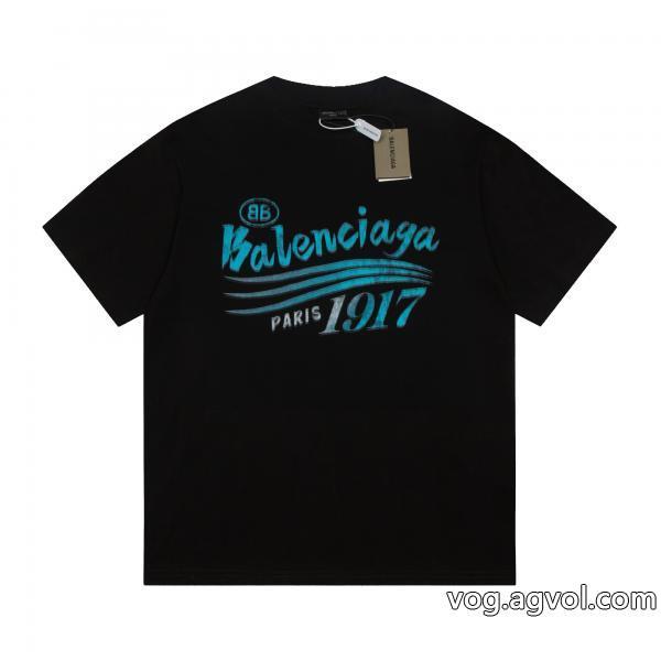 balenciagaスーパー コピー  きれいめ派に上質最大の魅力半袖Tシャツ