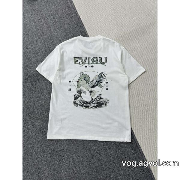 EVISU海外限定絶妙な抜け感激安 通販 ブランド半袖Tシャツ