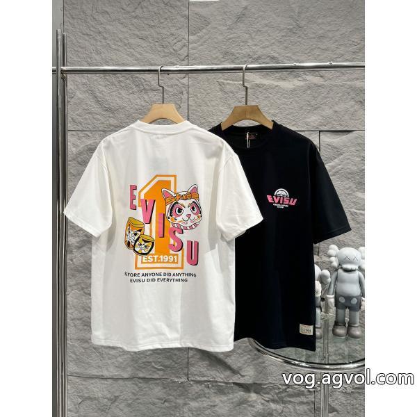 EVISU半袖Tシャツ爽快感が絶妙にマッチモード感の高い偽 ブランド 販売