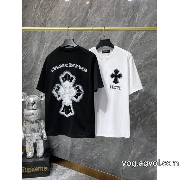 海外限定モデル 新作先行入手CHROME HEARTS半袖Tシャツコピー 商品 販売