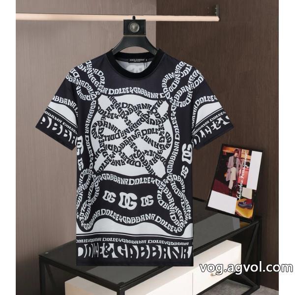 Dolce&Gabbanaブランド コピー  在庫あり即発リッチな印象に半袖Tシャツ