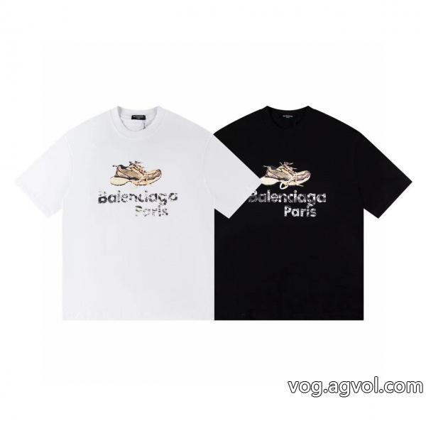 偽物 ブランド 販売半袖Tシャツ高いクオリティ国内発セール完売間近balenciaga
