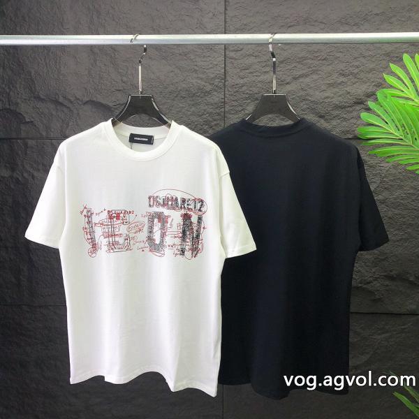 半袖Tシャツ格安SALE今旬のシルエットバランスコピー 商品 販売DSQUARED2
