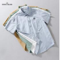 通販 ブランドStone Island半袖シャツ清潔感溢れる大人の余裕が漂う