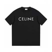 偽 ブランド 韓国ファッション上品さ漂うセリーヌ半袖Tシャツ