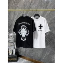 海外限定モデル 新作先行入手CHROME HEARTS半袖Tシャツコピー 商品 販売