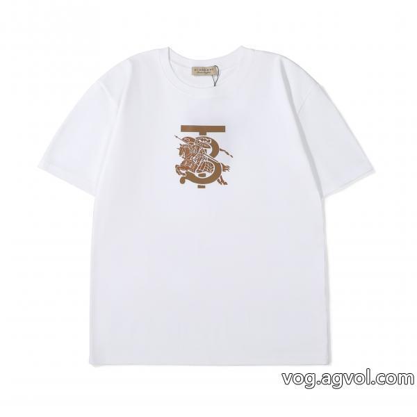 BURBERRYブランド 激安る2026おすすめの人気商品23SS 異素材半袖Tシャツ