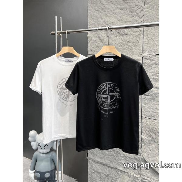 最新商品即完売必至清潔感で洗練されStone Island半袖Tシャツ激安 ブランド