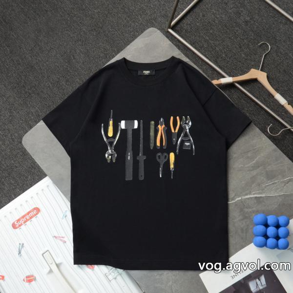 半袖Tシャツ完売目前定番人気最新作偽物 通販 FENDI