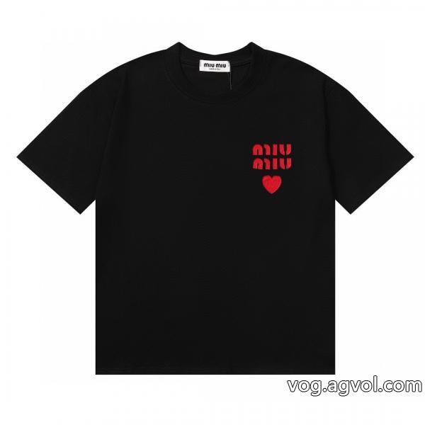MIUMIU希少限定センス抜群ブランド コピー 優良半袖Tシャツ
