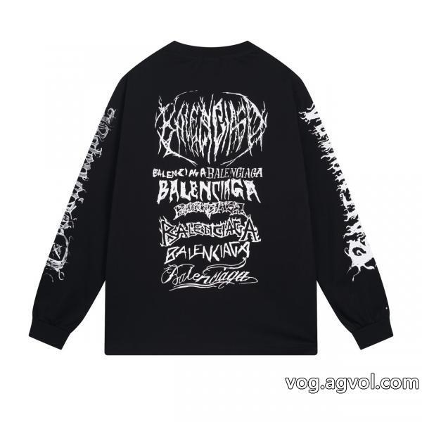 balenciaga完売前に愛用者が続出中ブランド 品 スーパー コピー長袖Tシャツ