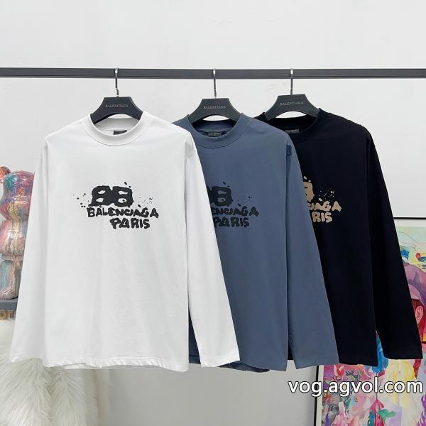 balenciagaスーパー コピー 品長袖Tシャツ高品質存在感大