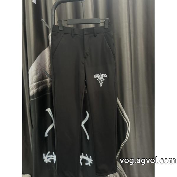 PRADAスーパー コピー 販売重宝する風通しの良いフレアスラックス