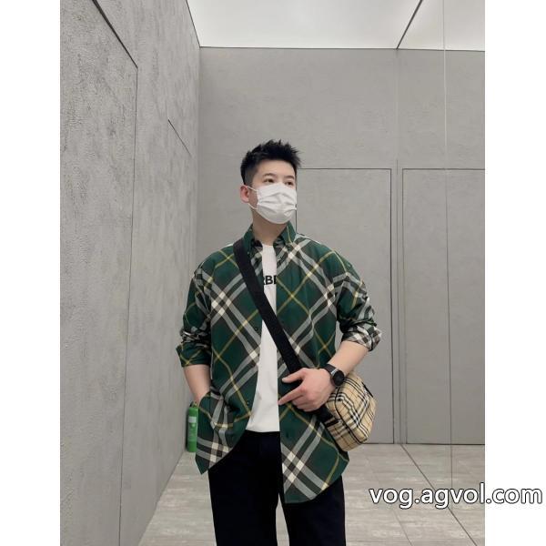 清涼感夏に最強アイテム長袖シャツBURBERRYブランド コピー 着払い