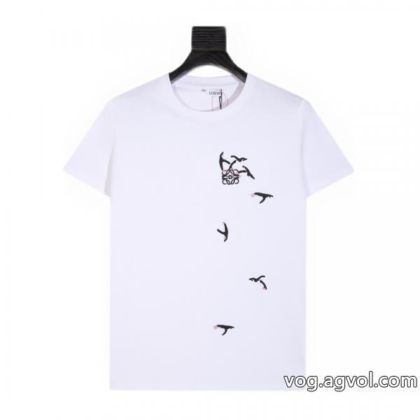 半袖TシャツLOEWE風合いが魅力コーデの主役コピー ブランド 販売