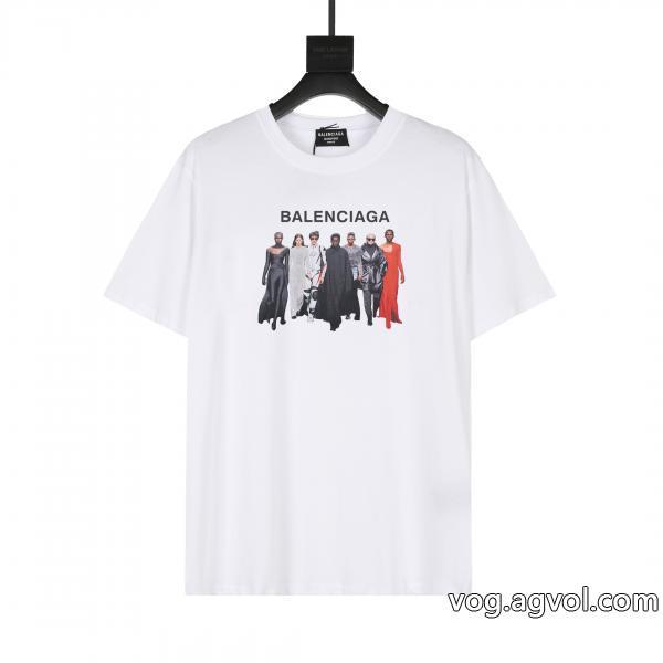 balenciaga偽物 通販 即日対応清潔感で洗練され半袖Tシャツ