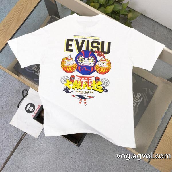EVISU半袖Tシャツネクストヒット必至ブランド完売目前ブランド 偽物