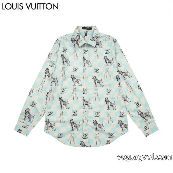 LOUIS VUITTONブランド アクセサリー 激安残り僅か大人の色味長袖シャツ