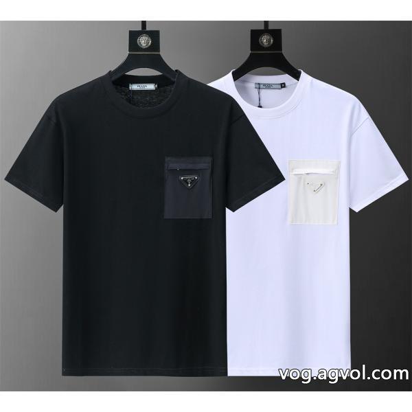 PRADAブランド コピー 優良流行の最前線完売続出半袖Tシャツ