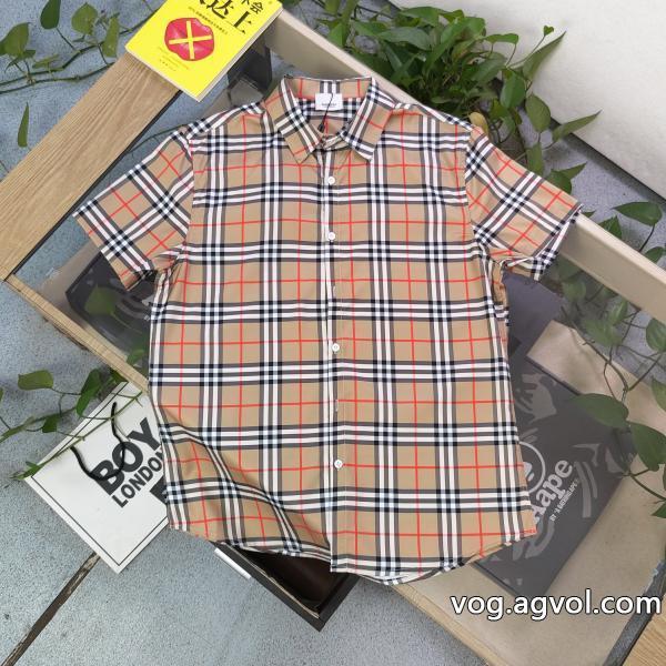 ブランド コピー ショップ厳選した完売目前半袖シャツBURBERRY