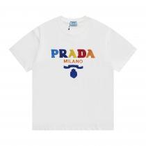 コピー ブランド 販売PRADA韓国ファッション着心地良く半袖Tシャツ