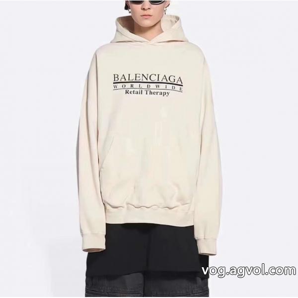 balenciagaパーカー偽物 ブランド高級感が好評ですこれからの季節にピッタリ