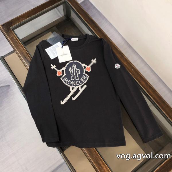 MONCLER上質なもの風合いが魅力ブランド 品 スーパー コピー長袖Tシャツ