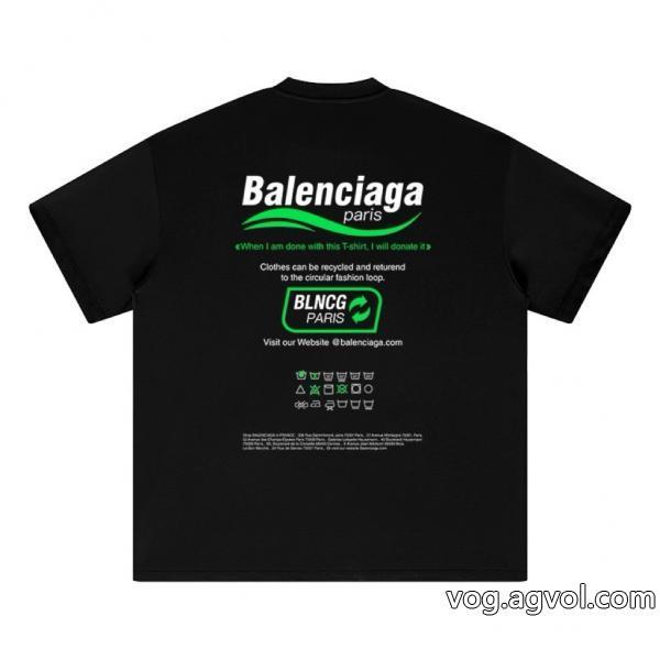 半袖Tシャツコピー ブランド 優良清涼感流行スタイル2026新作balenciaga