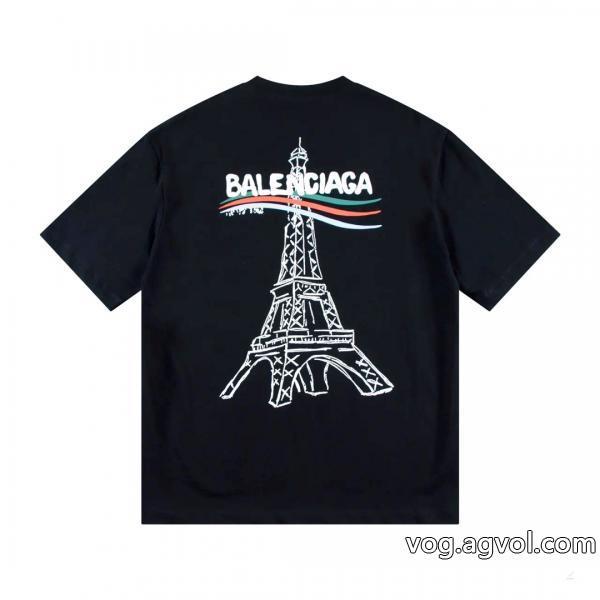 人気話題23SS海外直営半袖Tシャツbalenciaga通販 ブランド