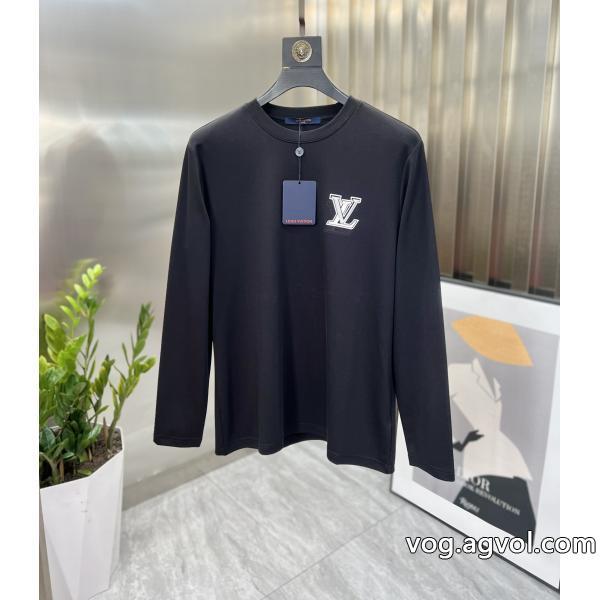 旬デザイン個性派さん偽 ブランド ルイ ヴィトン長袖Tシャツ