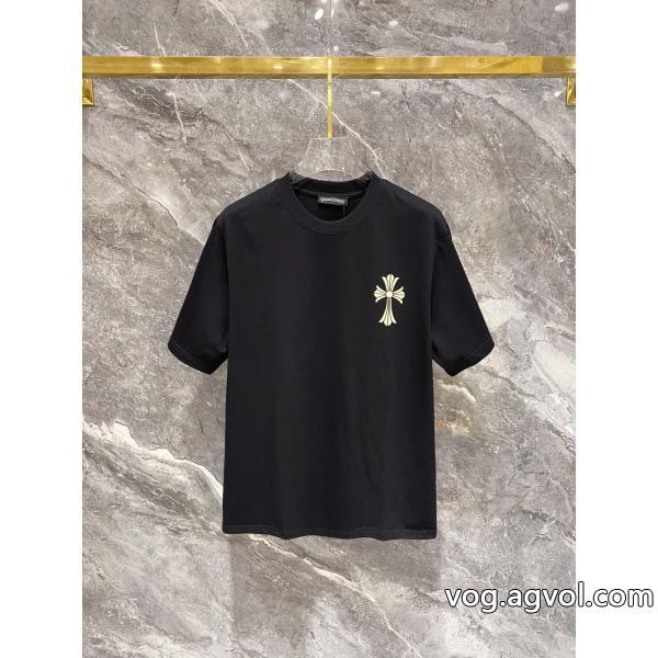 上品な落ち感ある海外大人気アイテムクロムハーツブランド コピー 品半袖Tシャツ