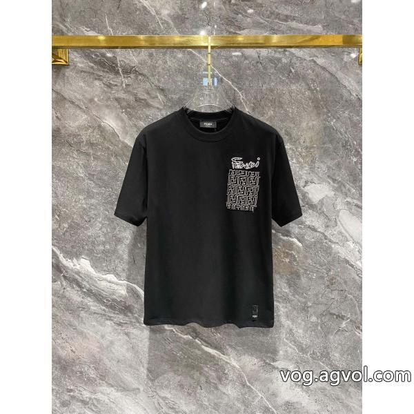 ブランド 激安限定生産品今季のトレンド人気新作半袖Tシャツフェンディ