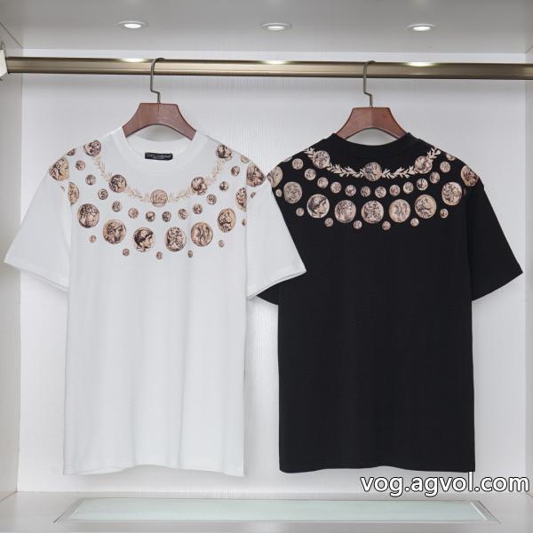 通販 ブランド半袖TシャツDolce&Gabbanaバカ売れ継続中海外限定
