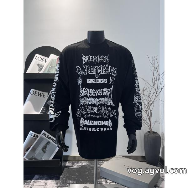 スーパー コピー 販売balenciaga海外限定早い者勝ち長袖Tシャツ