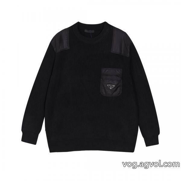 PRADA2026トレンド相性抜群のコンビスーパー コピー 販売セーター