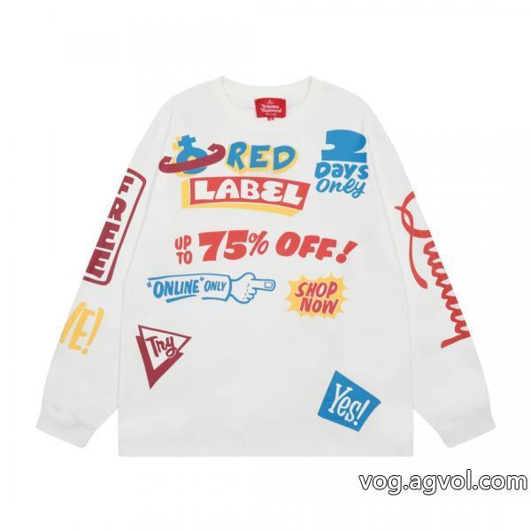 VIVIENNE WESTWOODスーパー コピー どこで 買える長袖Tシャツプレミアム品質VIPセールで破格