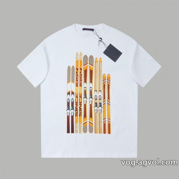 偽物 通販 完売必須夏らしい品格が漂う半袖Tシャツルイ ヴィトン