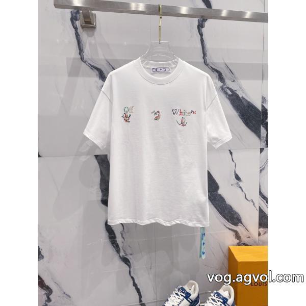 Off-White半袖Tシャツカワイイ雰囲気抜け感スゴイ偽 ブランド 通販