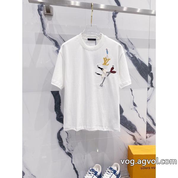好印象123%今季のベスト新作コピー ブランド 通販半袖Tシャツルイ ヴィトン