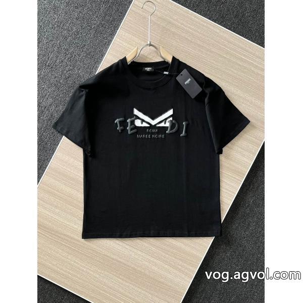 都会的な印象のスタイル憧れブランド半袖Tシャツスーパー コピー 安心FENDI