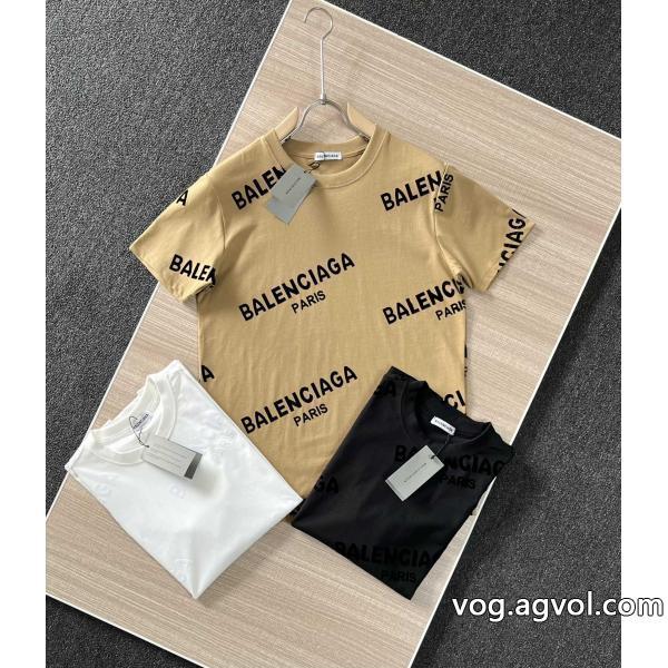 偽 ブランド 購入最新人気　話題沸騰中上質感バレンシアガ半袖Tシャツ