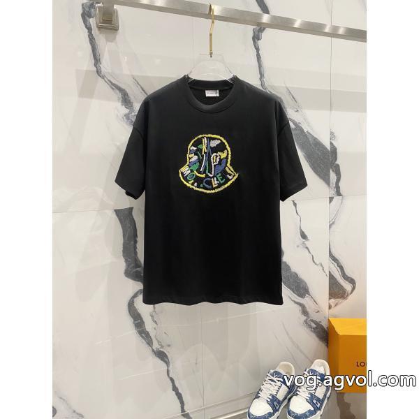 注目!22-23AW定番人気のモデルブランド コピー s 級半袖TシャツMONCLER