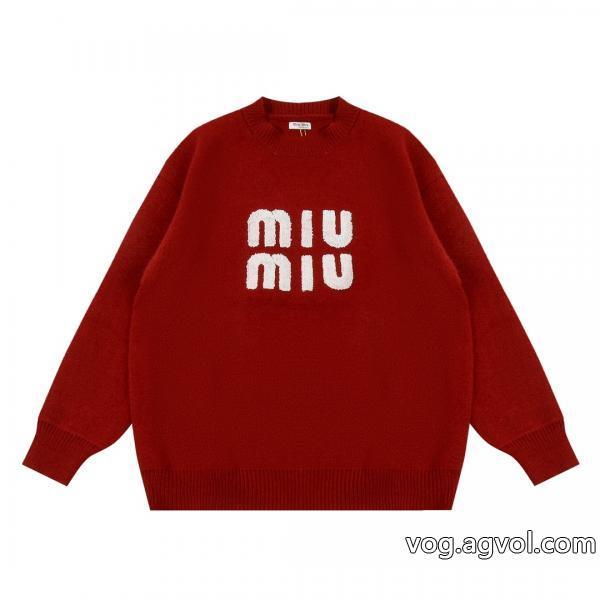 夏の大人カジュアル華やかな印象コピー ブランド 販売MIUMIUセーター