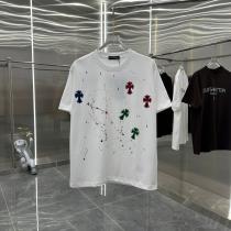 格安SALEストリートに溢れるウェアCHROME HEARTS半袖Tシャツブランド アクセサリー 激安